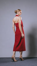 Vestido Midi Roe Red