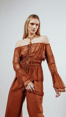 Blusa Bata Sarah Belga