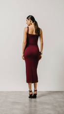 Vestido Oly Merlot