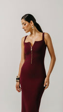 Vestido Oly Merlot