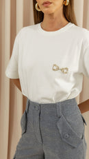 Blusa Tshirt Ray ferragem Off White