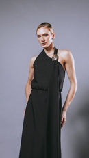 Vestido Midi Roe Preto