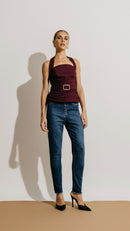 Corset Nellie Dark Purple