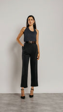 Blusa canelada Deny Grafitte