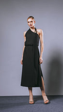 Vestido Midi Roe Preto