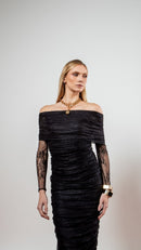 Vestido Midi Sarah Preto