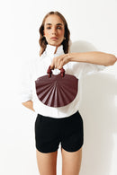 Baby Bolsa Leque Vinho