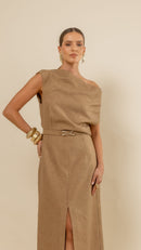 Vestido Midi Ray  Caramell